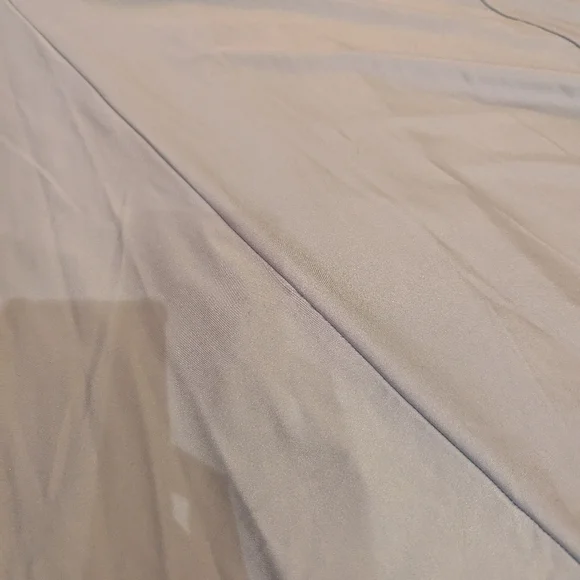 Off-the-Shoulder Corset Stretch Satin Mermaid Dress with Slight Train in Mist - Picture 13 of 16